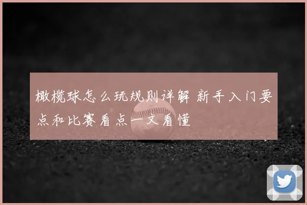 橄榄球怎么玩规则详解 新手入门要点和比赛看点一文看懂